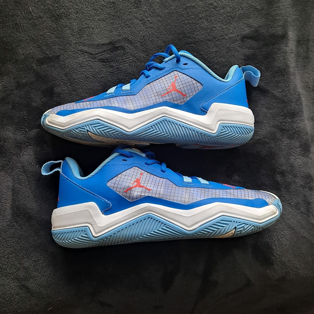Jordan Blue and White Men's Shoes